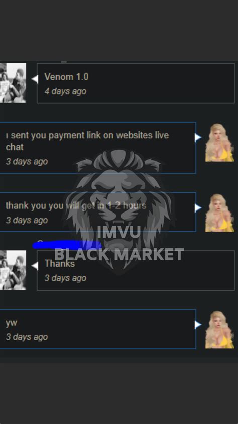 imvu shop – premium imvu black market